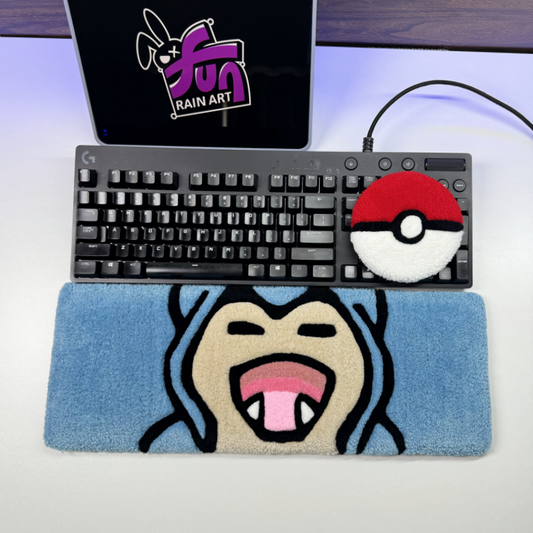 Snorlax Keyboard Rug