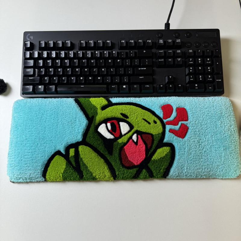 Larvitar Keyboard Rug
