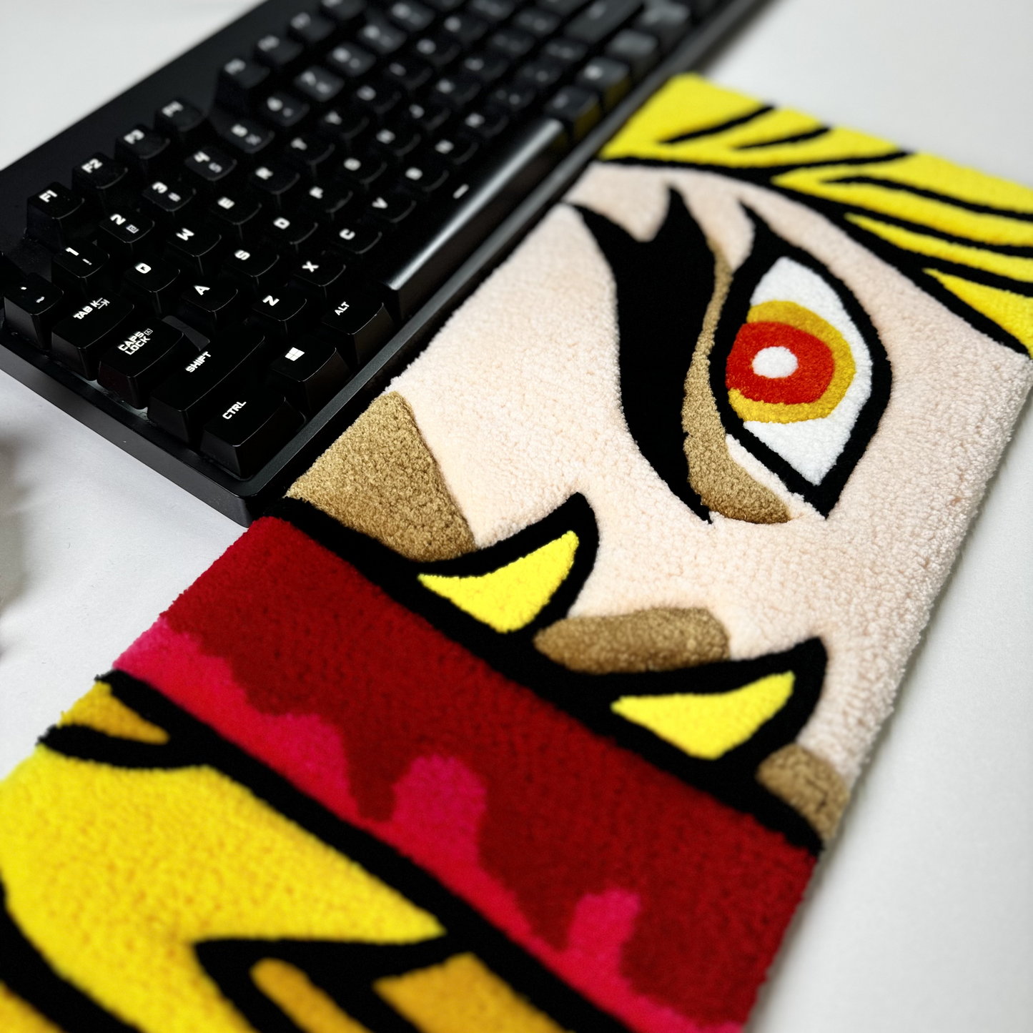 Rengoku Keyboard Rug