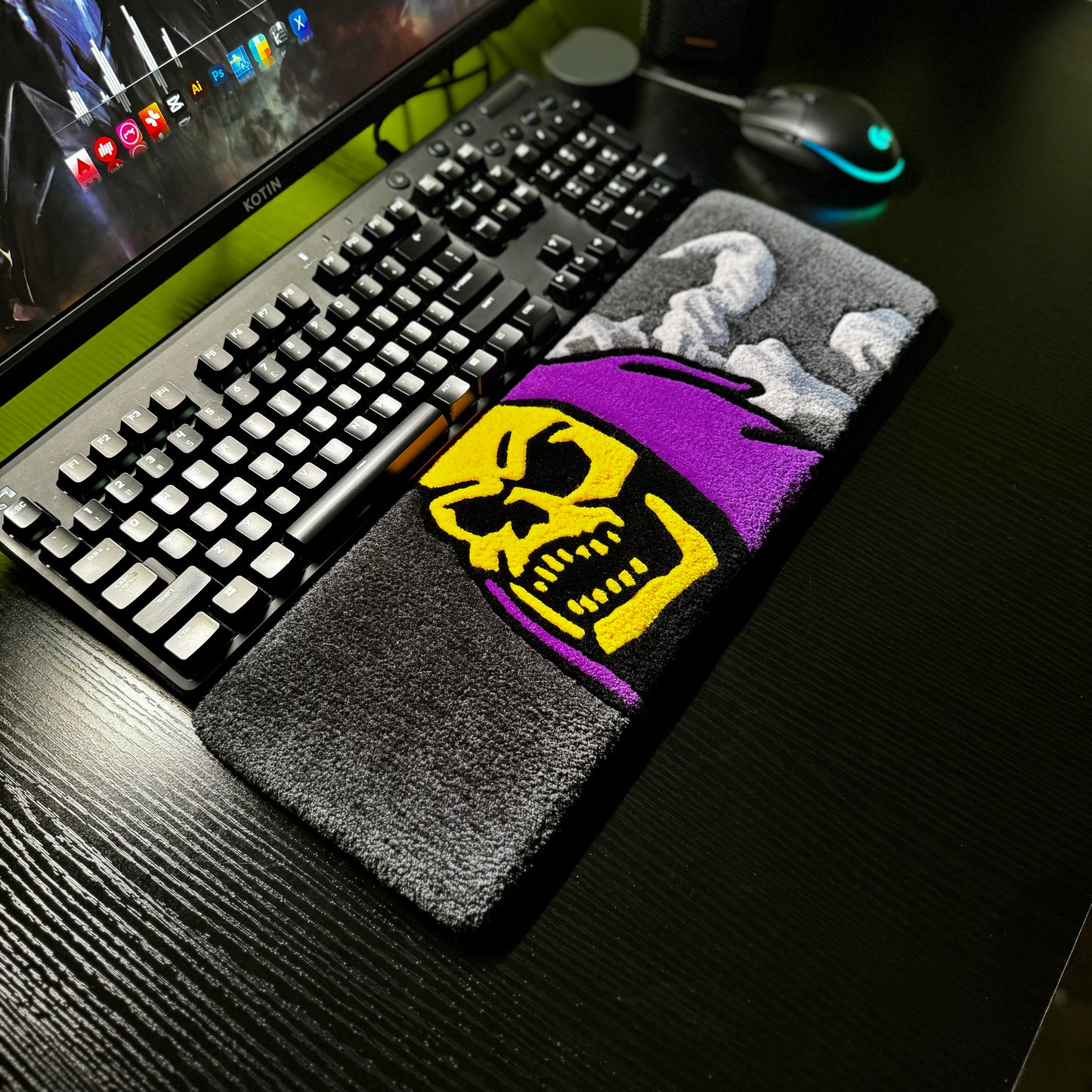 Skeletor Keyboard Rug