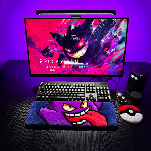 Tongue-out Gengar Keyboard Rug