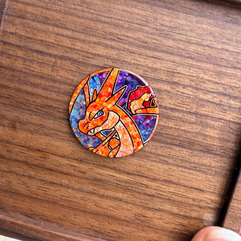 Charizard Shell Inlay Coin