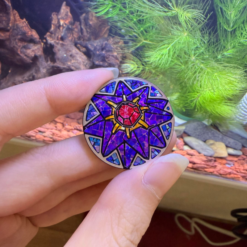 Starmie Shell Inlay Coin