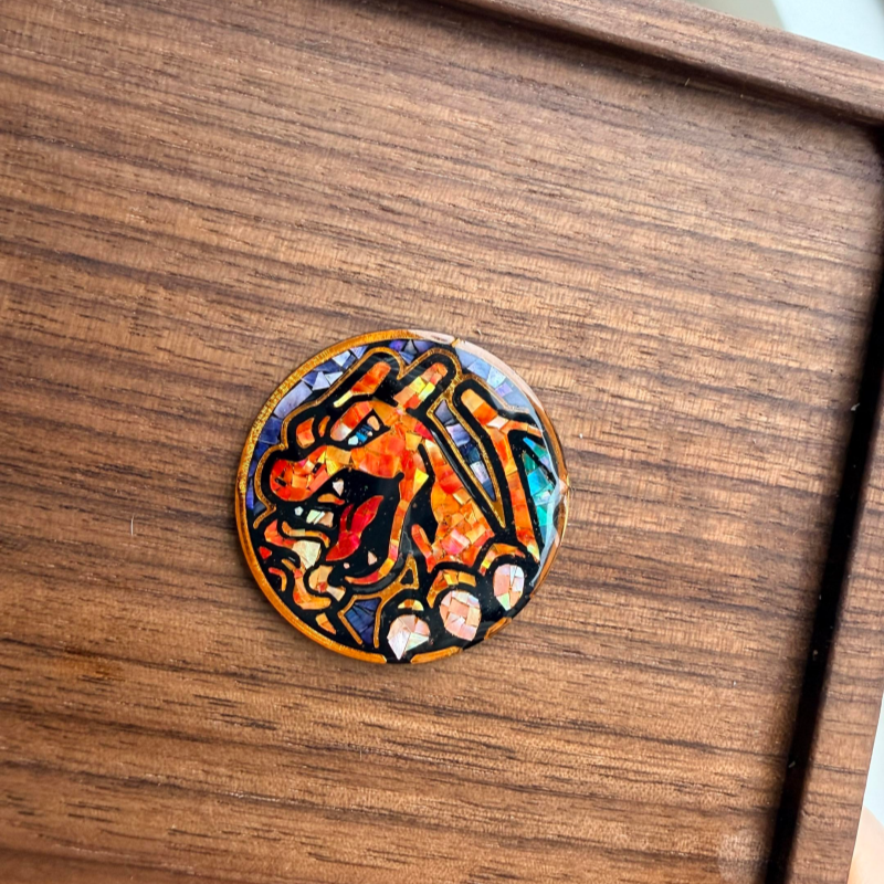 Charizard Shell Inlay Coin