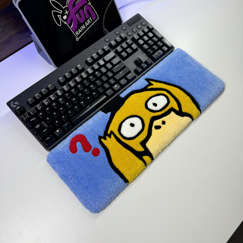 Keyboard Rugh Cover Design Psyduck Keyboard Rug – Rain Art