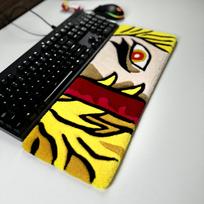 Rengoku Keyboard Rug