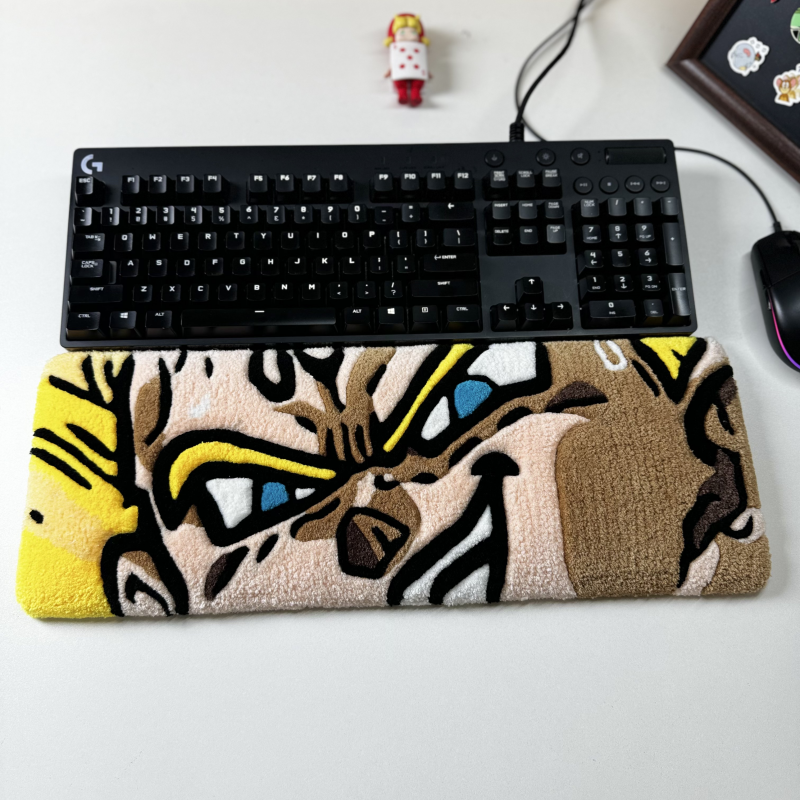 Vegeta Keyboard Rug