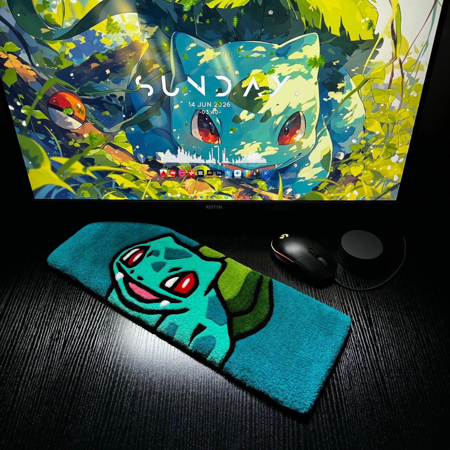 Bulbasaer Keyboard Rug