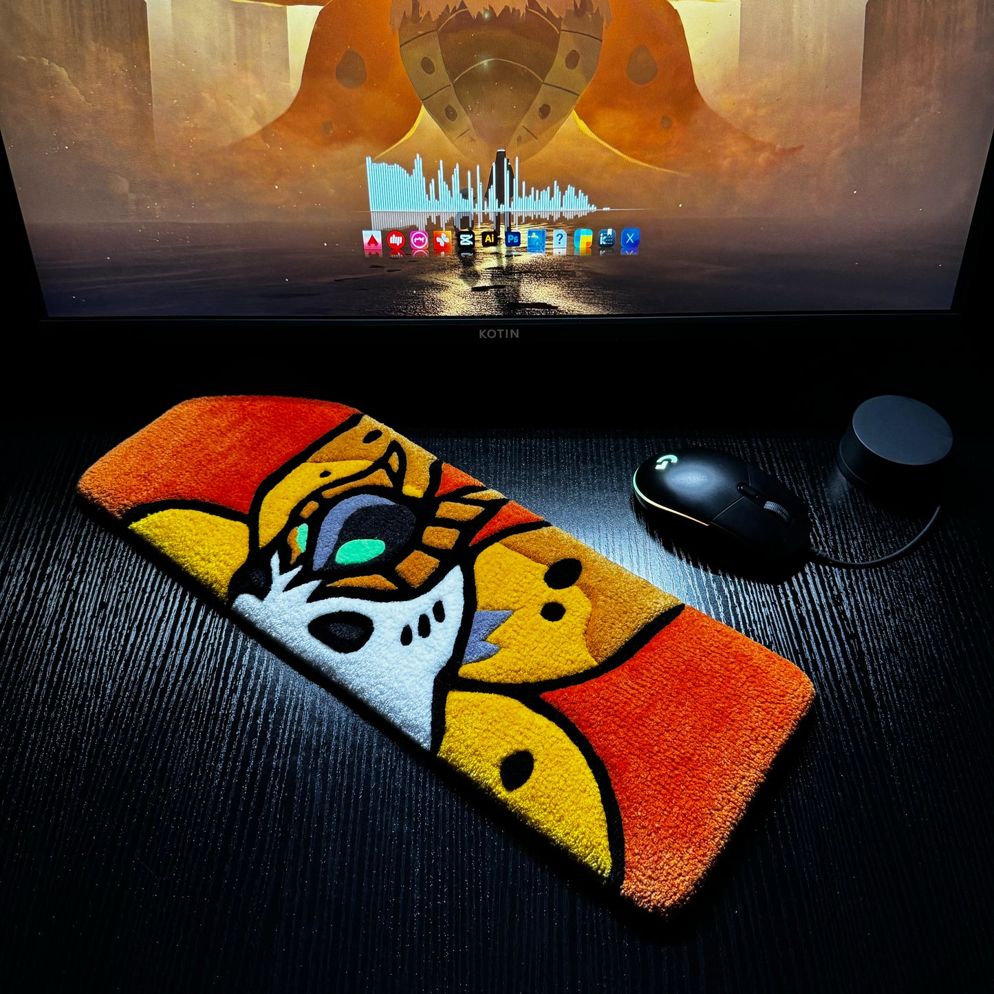 Volcarona Keyboard Rug