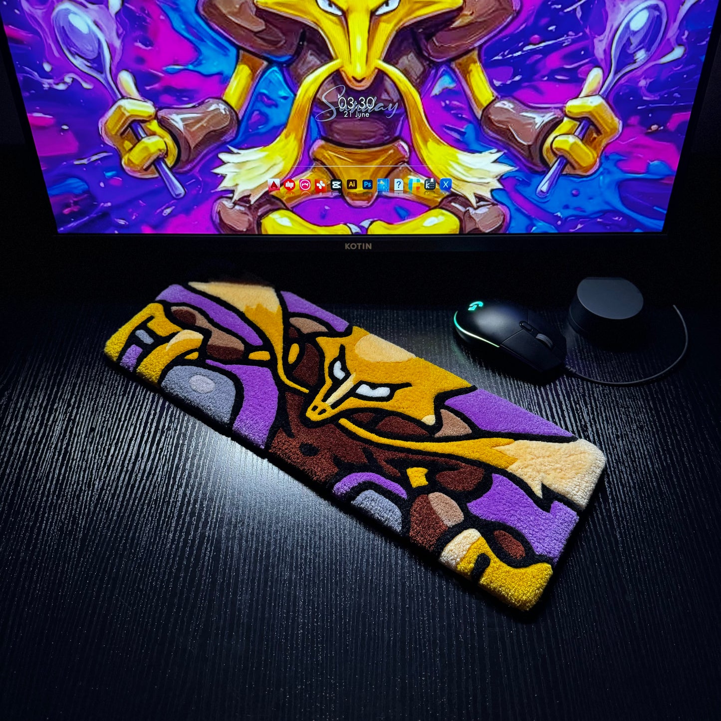 Alakazam Keyboard Rug