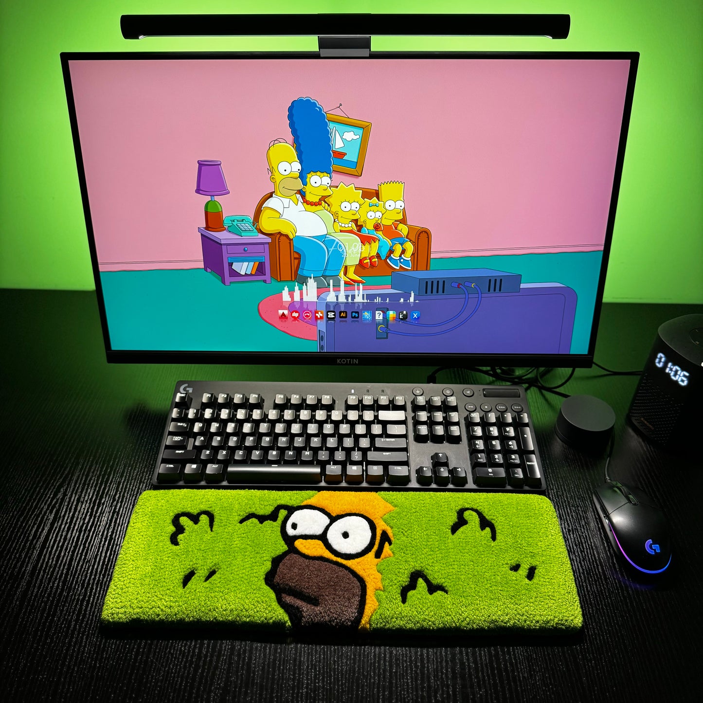 Simpsons Keyboard Rug