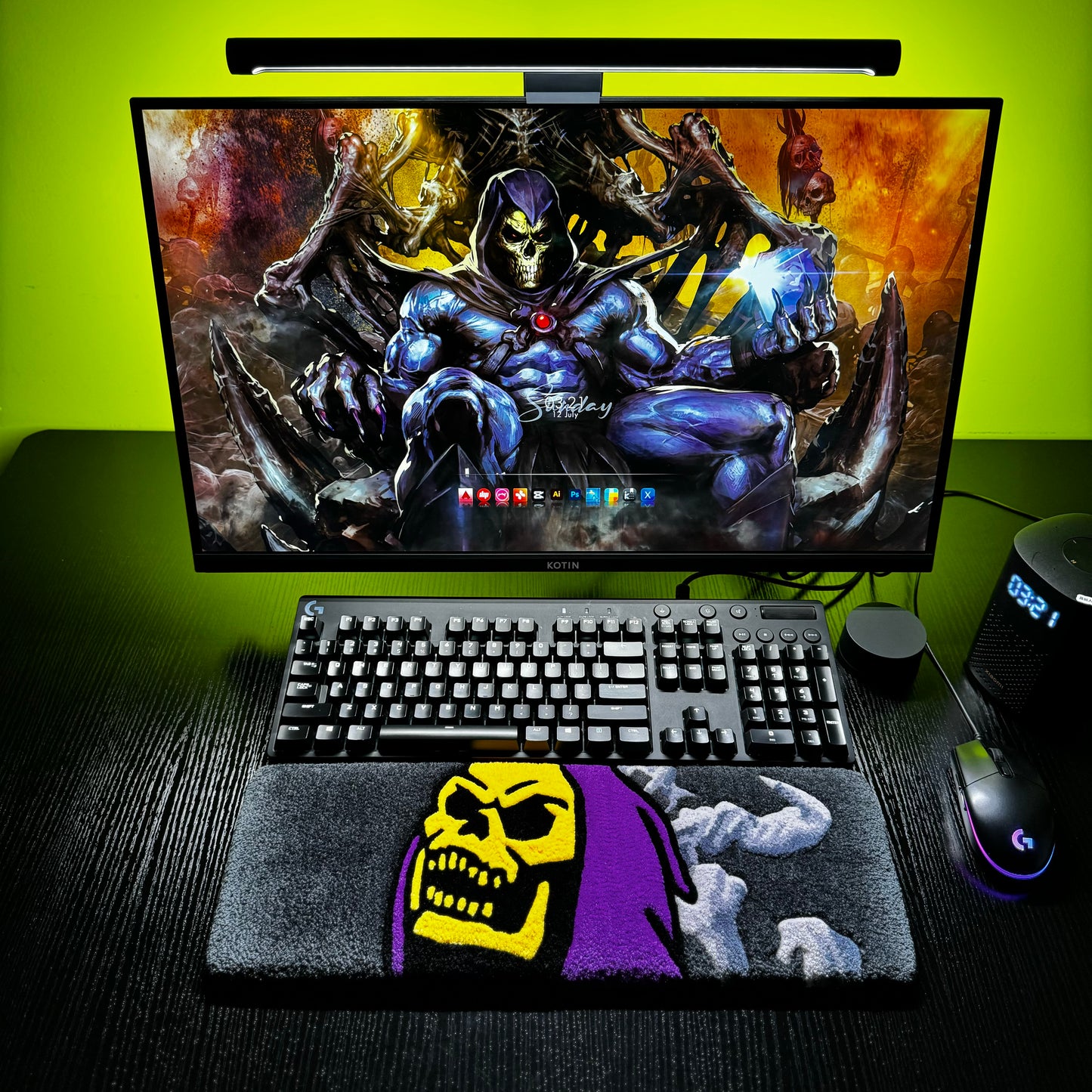 Skeletor Keyboard Rug