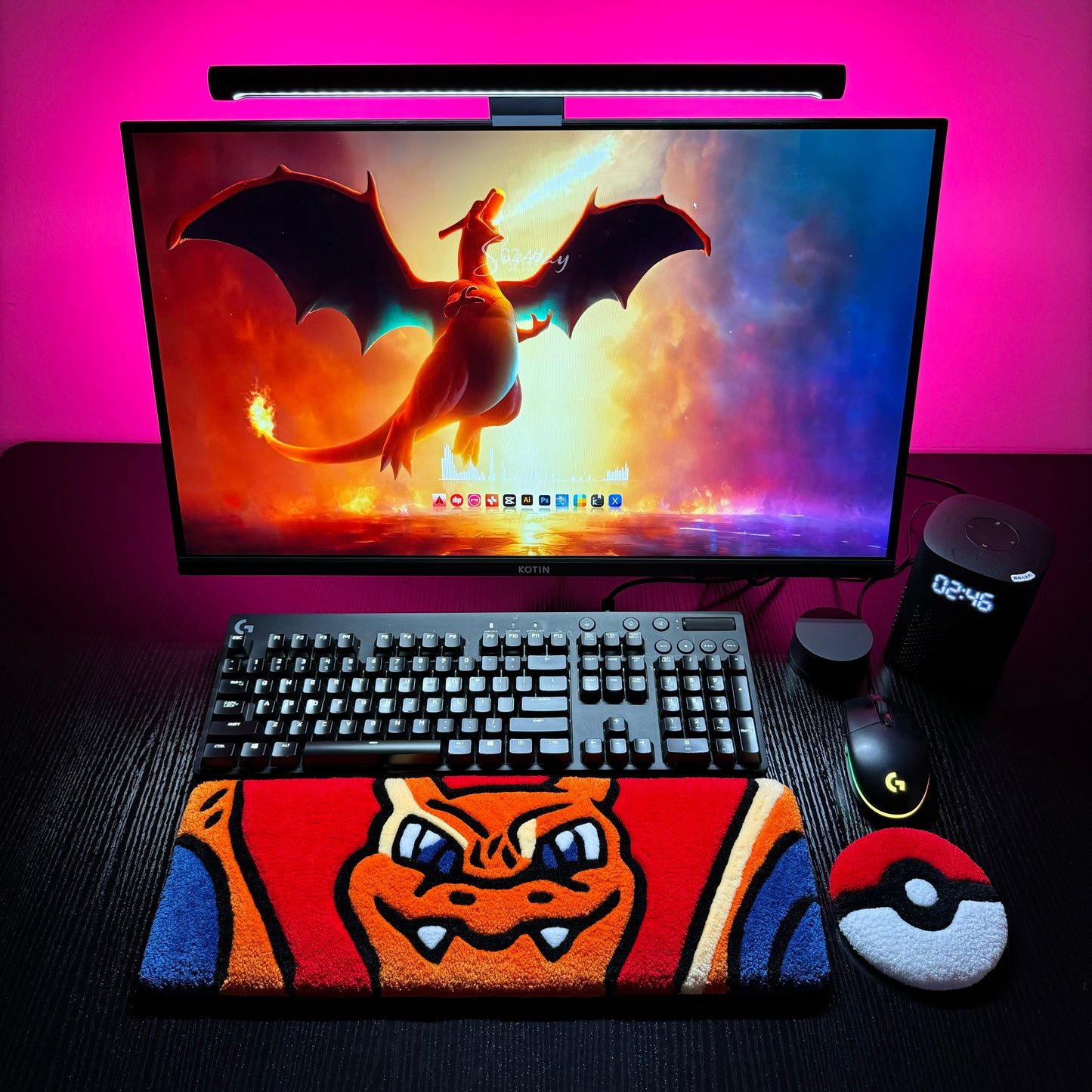 Charizard Keyboard Rug