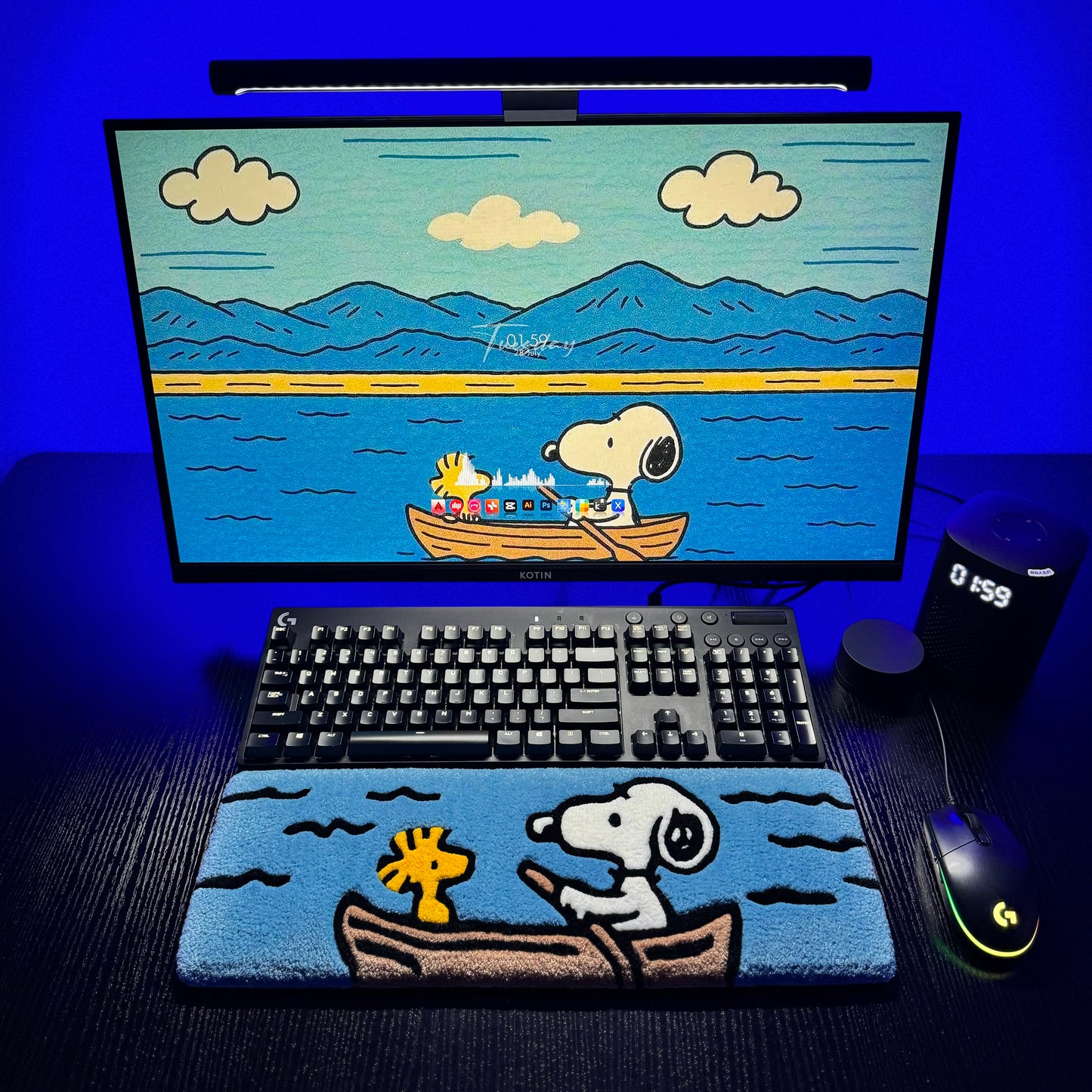 Snoopy Keyboard Rug