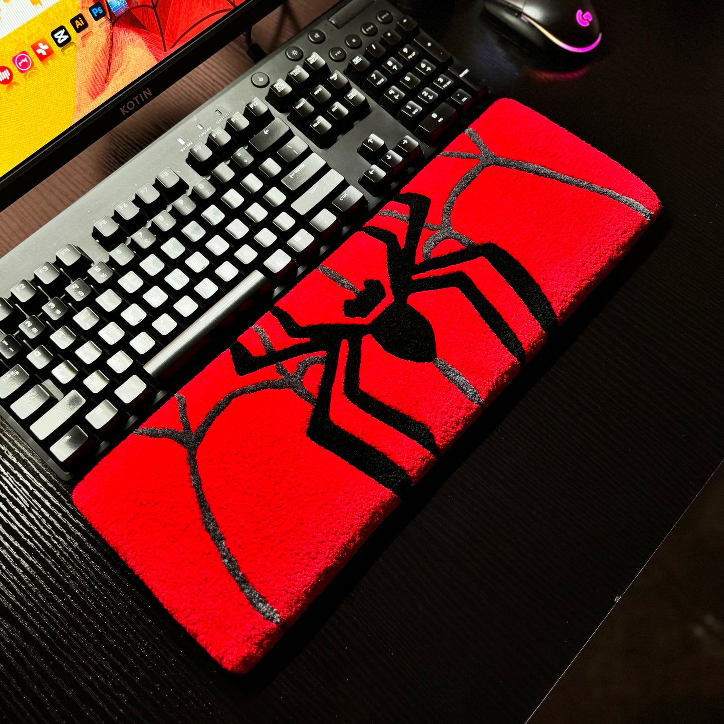 Spider-Man Keyboard Rug