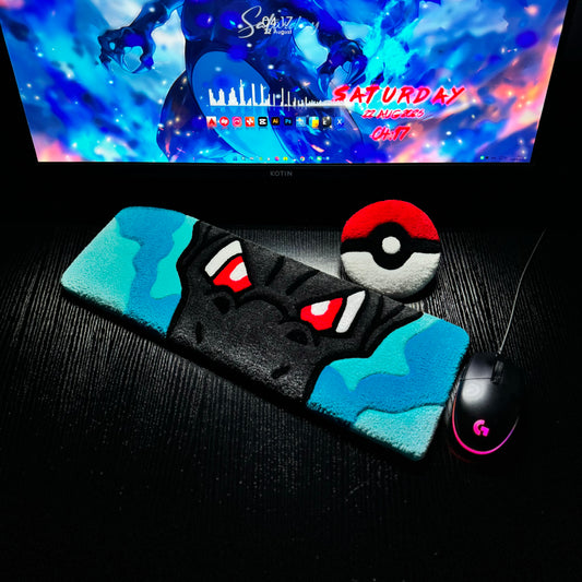 Mega Charizard X Keyboard Rug