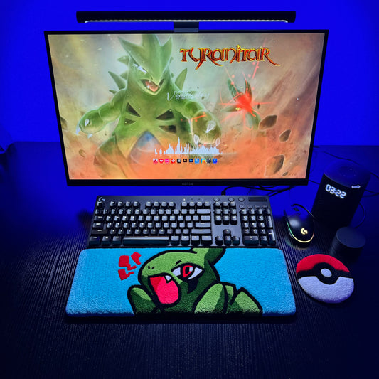 Larvitar Keyboard Rug