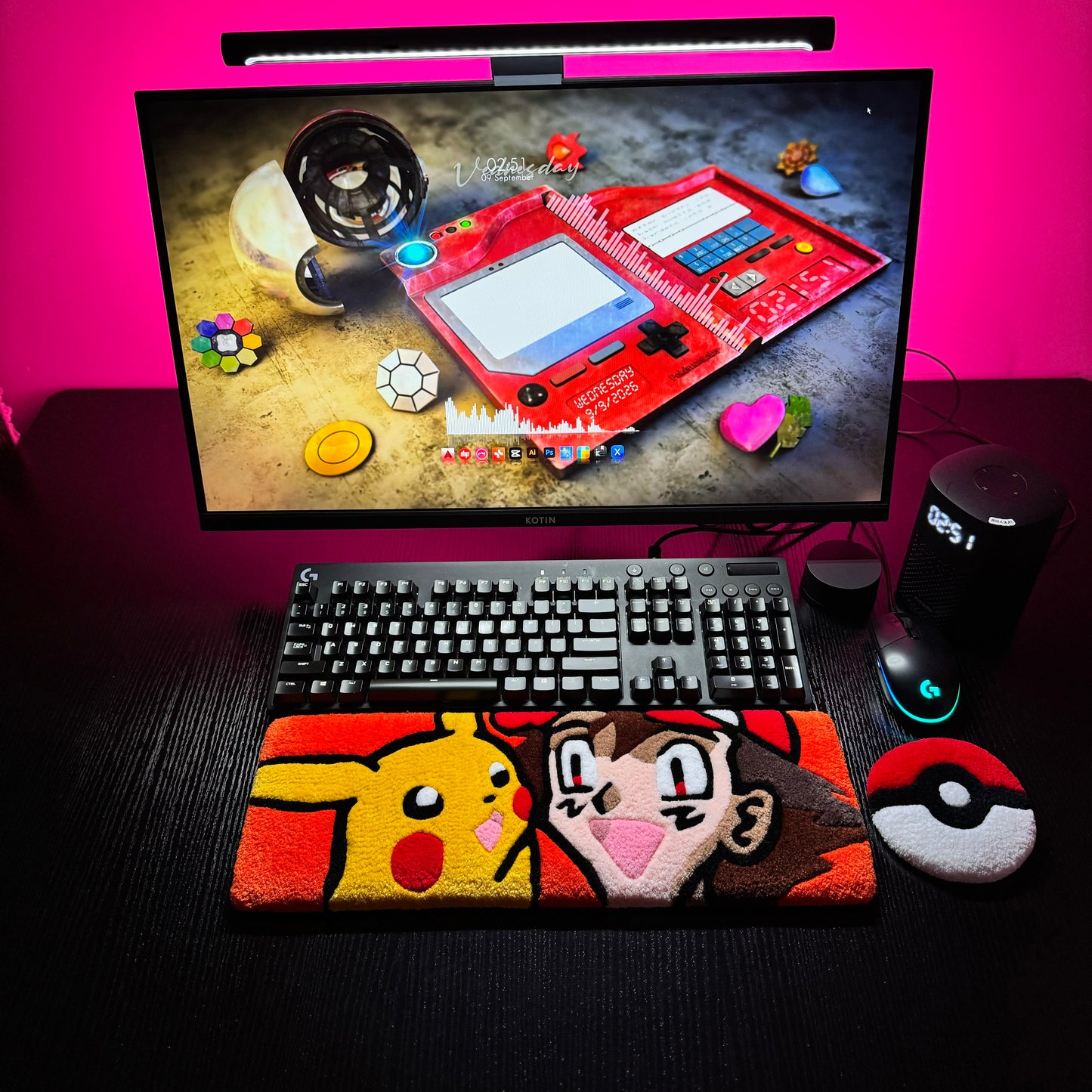 Ash Ketchum Keyboard Rug