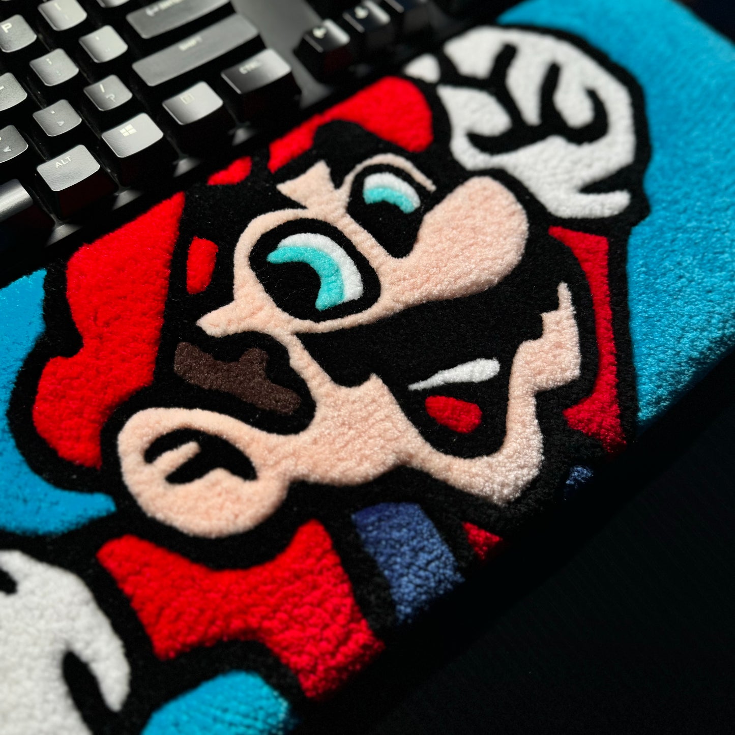 Super Mario Keyboard Rug