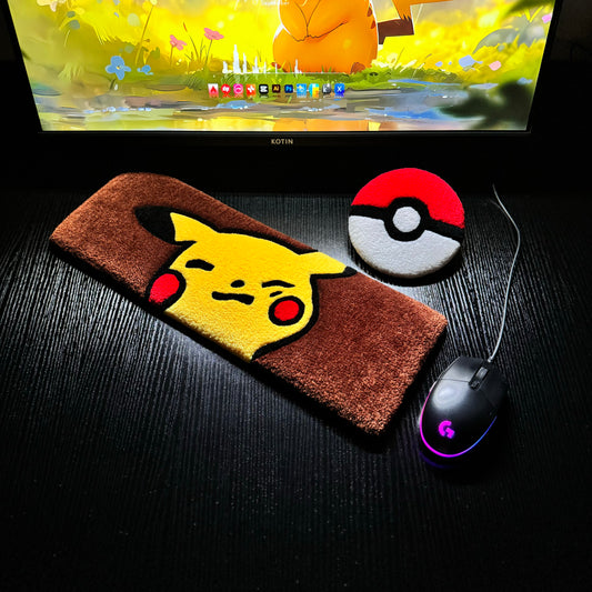 Pikachu Keyboard Rug