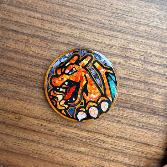 Charizard Shell Inlay Coin
