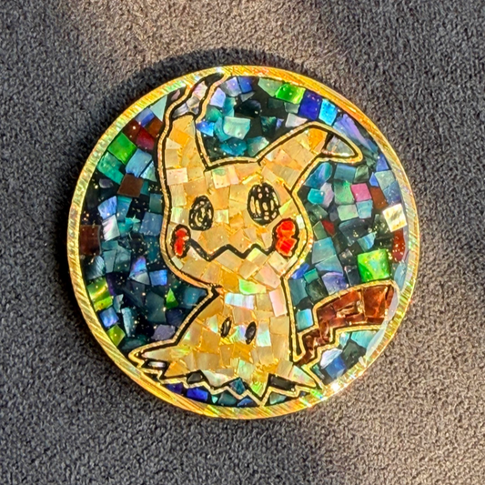 Mimikyu Shell Inlay Coin