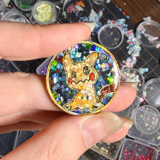 Mimikyu Shell Inlay Coin