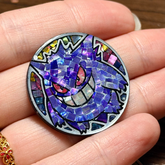 Gengar Shell Inlay Coin
