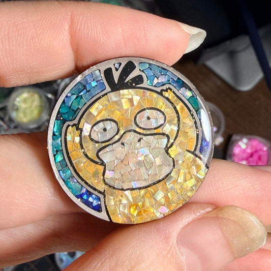 Psyduck Shell Inlay Coin